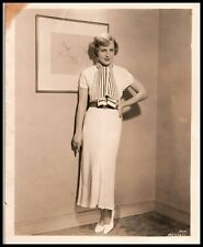 Hollywood Beauty MADGE EVANS 1930s STYLISH POSE PORTRAIT ORIG Photo 529 picture
