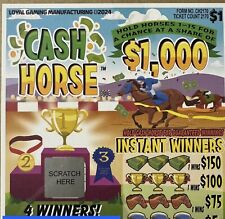NEW pull tickets Cash Horse 2170 - Seal Card Tabs picture