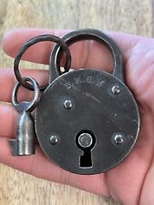 Vintage Antique Old D.R.G.M. Germany Padlock With Key Lock picture