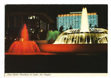 Los Angeles CA Postcard California Civic Center Fountains picture