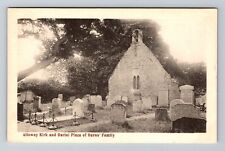 Alloway-Scotland, Alloway Kirk Burial Place Burns Family, Vintage Postcard picture