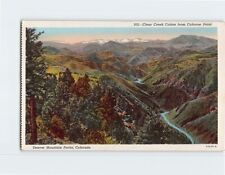 Postcard Clear Creek Cañon from Colorow Point Denver Mountain Parks Colorado picture