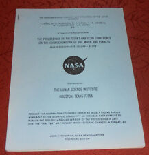 NASA Soviet American Conference 1974 Micrometeoroid Complex Lunar Regolith picture