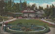 Canada c1910s Pavilion & Lily Pond Stanley Park, Vancouver, BC Postcard B3612D1 picture