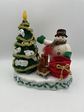 Avon A Wonderful Countdown to Christmas Talking Lighted Snowman Tree No Gifts picture
