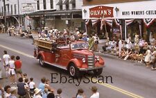 Original 35mm Kodachrome Slide Fire Engine At Parade 1969 picture