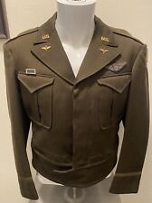 WWII British Tailored 8th Air Force Ike Jacket w/ Bullion Wing & Patch W/ Name picture