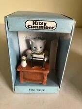 Kitty Cucumber Figurine-Priscilla-Secretary at Desk picture
