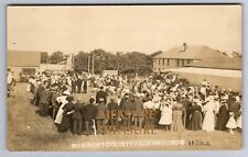 C.1910 NEWPORT, RI RHODE ISLAND COUNTY FAIR GROUNDS PHOTO POSTCARD P50 picture