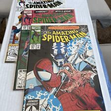 Lot 1990’s AMAZING SPIDER-MAN Comics #374, #376, & #377 Comics Books (c7) picture