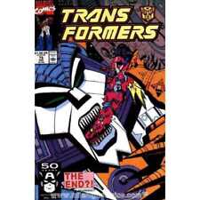 Transformers (1984 series) #75 in Fine + condition. Marvel comics [o& picture