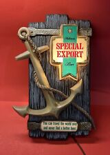 Vintage Heileman's Special Export Rope Anchor Plastic Lighted Nautical. 13x7x3 picture