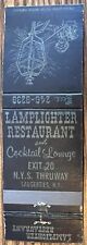 Lamplighter Restaurant & Cocktail Lounge Saugerties NY New York Matchbook Cover picture