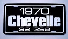1970 CHEVY Chevrolet SS 396 Chevelle Super Sport license plate tag 70 Big Block picture