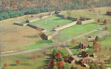 Star Fort, Old Fort Frederick MD-Maryland, Aerial View, Chrome Postcard A4 picture
