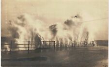 Boston RPPC Surf In BIg Storm 1908 MA Real Photo  picture