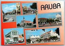 Typical Aruba Architecture Dutch Antilles Caribbean 4X6 Continental Postcard A1P picture