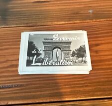 c1940s Souvenir de la Liberation Paris France Mini Snapshot Photos  picture