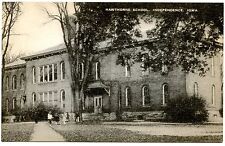 C0375 Hawthorne School Independence IA - Old Black & White Postcard Publ. Artvue picture