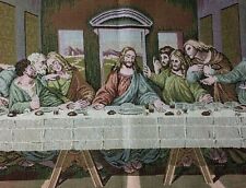 The Last Supper Canvas Unframed  34 X 14 Fabric Panel Wall Art Made In Italy picture