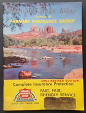 Vintage 1961 National Road Atlas Courtesy of Farmers Insurance Group picture
