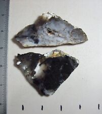 2pcs Natural Old Stock Medicine Bow Dendritic Agate-Rough/Slab/Cab/Wrap-2496 picture
