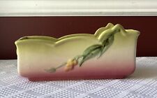Vintage Hull Woodland Ceramic Pottery Planter, W14, USA, 9” L x 3 1/2” Wide picture