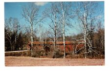 Vintage Putnam County Indiana William Meyer Covered Bridge Unposted Postcard 437 picture