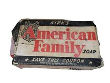 VINTAGE 1940s-50s KIRKS AMERICAN FAMILY SOAP BAR  picture