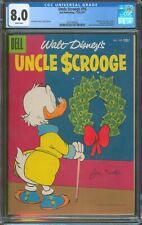 Uncle Scrooge #16 (Dell 1956) ⭐ CGC 8.0 ⭐ Carl Barks Silver Age Disney Comic picture