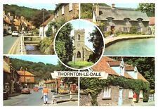 Thornton Le Dale Multi View Town Unposted Chrome Postcard picture