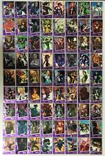 Marvel Women of Marvel Series 2 Base Foil Trading Card Set 90 Cards picture