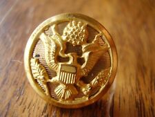 Vintage Waterbury Army Eagle Button Co. Uniform Gold Toned Set of 11 Small picture