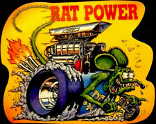 Rat Fink 4“ X 3“ “CHEVY RAT POWER” YOU GOT TO HAVE THIS ONE OLD SCHOOL picture