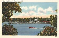 Postcard Ideal Beach Resort Shafer Lake Indiana picture