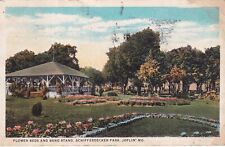 Flower Beds Band Stand Schifferdecker Park Joplin Missouri MO Postcard A28 picture