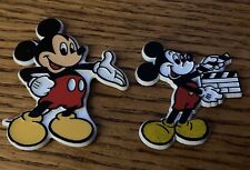 Pair of Mickey Mouse Fridge Magnets One Monogram Products one unmarked picture