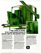 1980s John Deere Grinder / Mixers - Original Print Advertisement (8.5in X 11in) picture