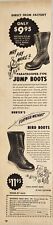1949 Print Ad Georgia Shoe Co Paratrooper Boots & Bird Boots Flowery Branch,GA picture