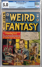🔥WEIRD FANTASY #13 CGC 5.0*(EC COMICS 1950)*GOLDEN AGE*SCARCE 1ST ISSUE*OW/WHT* picture