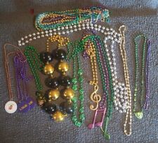 Mardi Gras Beads Authentic Specialty Louisiana Local Bulk Lot Necklaces Party  picture
