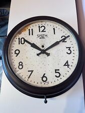 VINTAGE SMITH SECTRIC BAKELITE WALL CLOCK - 1940'S / 1950'S picture