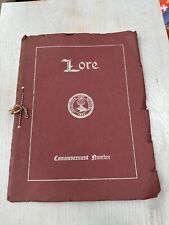 1922 LEWISTOWN PA HS High school LORE YEARBOOK picture