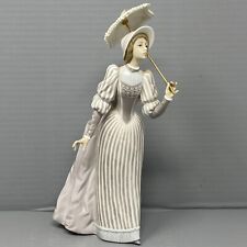Lladro English Lady Figurine Porcelain Handmade in Spain 1980s Daisa VTG 10.75
