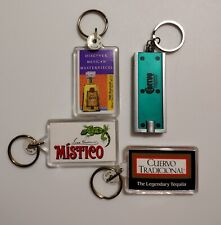 Jose Cuervo Keychain Mistico Keyring Light Vintage Lot Of 4 Mexico Advertising  picture