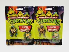 New Vintage TMMT Full Set Of 4 Teenage Mutant Ninja Turtles Fridge Magnets NIB picture