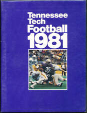 1981 Tennessee Tech football media guide bxa picture
