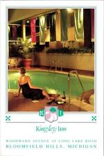Bloomfield Hills, MI Michigan  KINGSLEY INN  Hotel Indoor Pool  4X6 Postcard picture