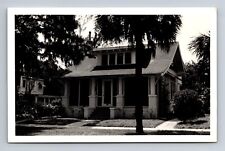RPPC Unidentified Florida Bungalow Home Residence Postcard picture