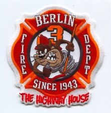 Berlin Fire Department Station 3 Patch Connecticut CT Taz picture